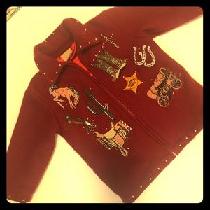 Vintage Western kid’s Coat Jacket, cowboy chic 24M
